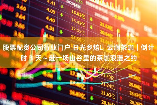 股票配资公司行业门户 日光乡焙・云涧茶咖｜倒计时 3 天～赴一场山谷里的茶咖浪漫之约